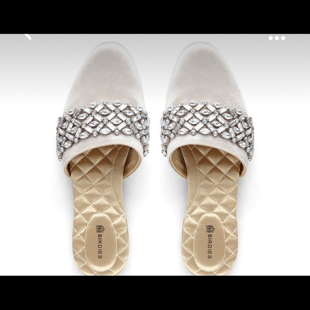 NWOT Birdies Songbird Crystal Slipper Mule